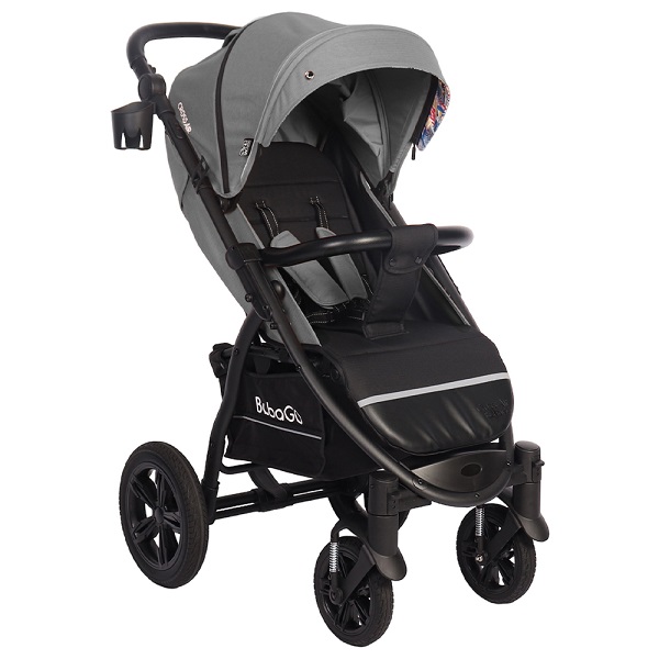 Прогулочная коляска Bubago Model Cross Air 2023 - лилово-серый