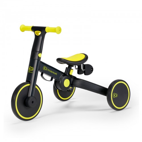 Велосипед-беговел 3  в 1 KinderKraft 4Trike - black volt