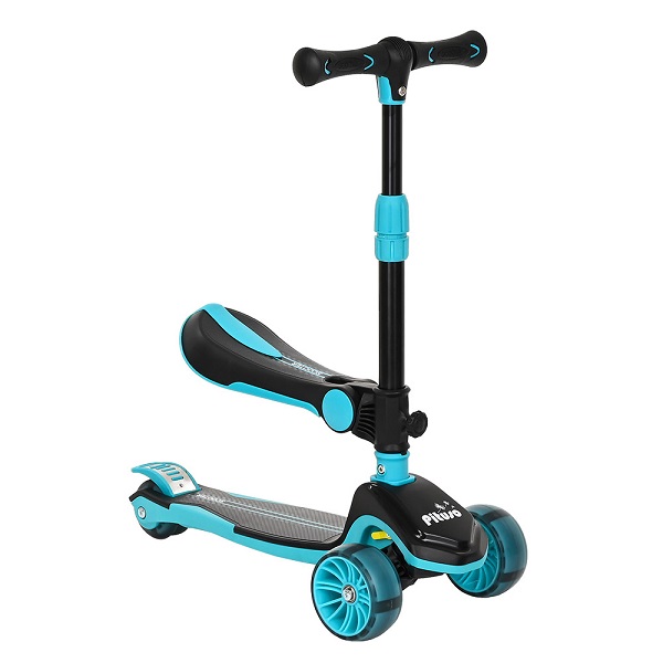 Детский складной самокат Pituso HD-S008 2 в 1 - blue