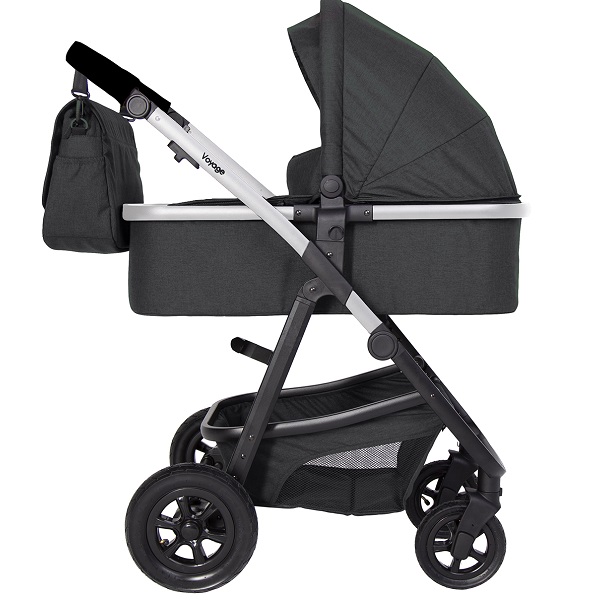 Детская коляска BubaGo Voyage 3 в 1 - Black