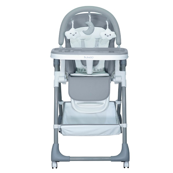 Стульчик-шезлонг BubaGo Leonardo - мокрый камень