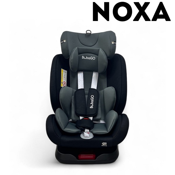Детское автокресло BubaGo Noxa - серый