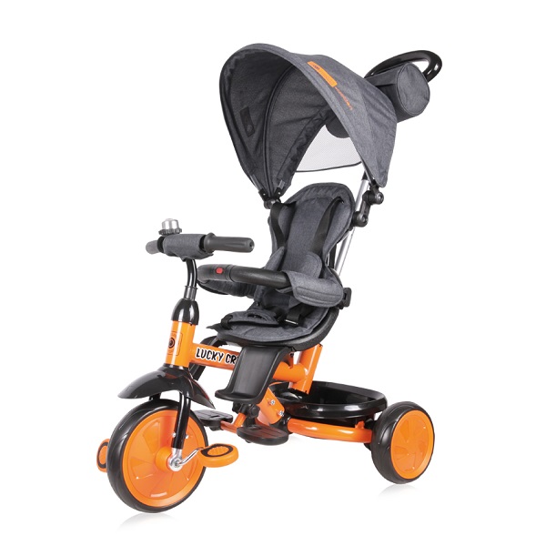 Детский велосипед Lorelli Lucky Crew - black/orange