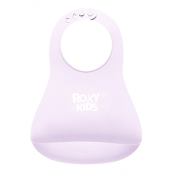 Нагрудник мягкий Roxy Kids - лиловый