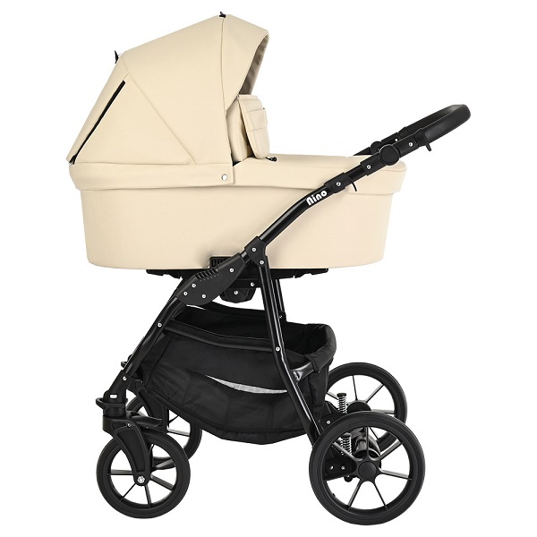 Детская коляска Pituso Nino экокожа 1 в 1 - beige