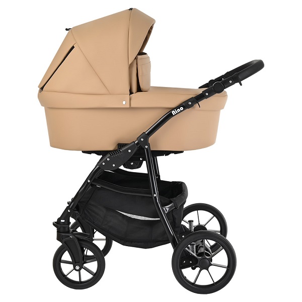 Детская коляска Pituso Nino экокожа 1 в 1 - camel