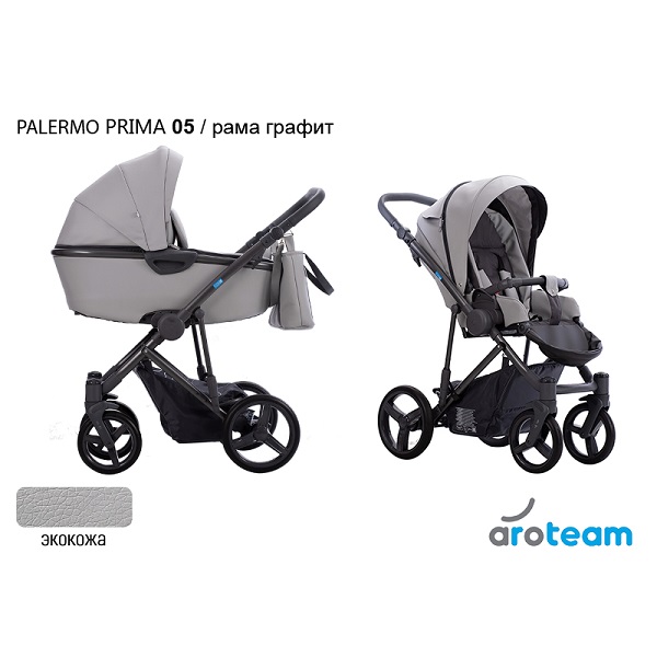Детская коляска AroTeam Palermo Prima 2 в 1 - 05 GRF
