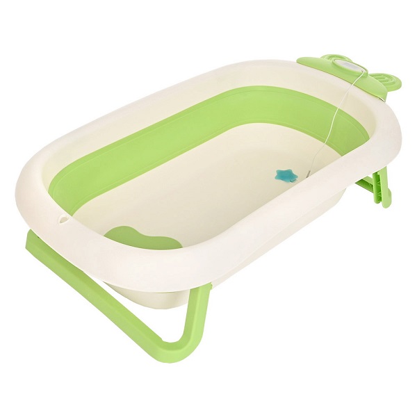 PITUSO Детская ванна складная со встроенным термометром 91 см - фисташка