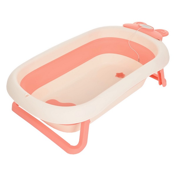 PITUSO Детская ванна складная со встроенным термометром 91 см - персик
