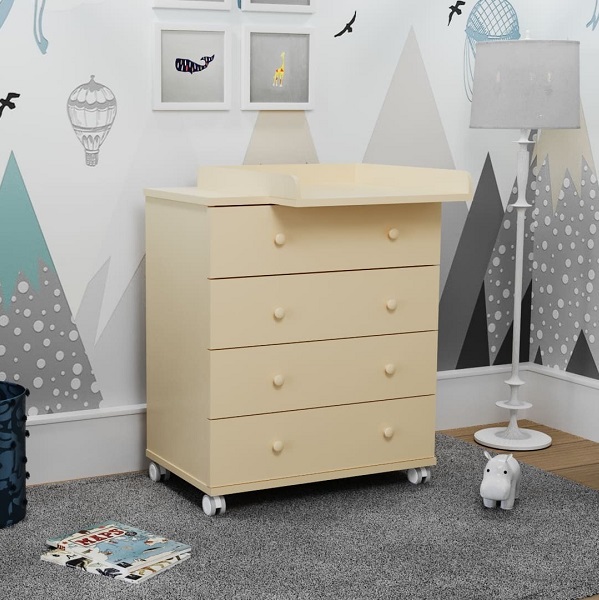 Комод пеленальный Incanto 800/4 - слоновая кость