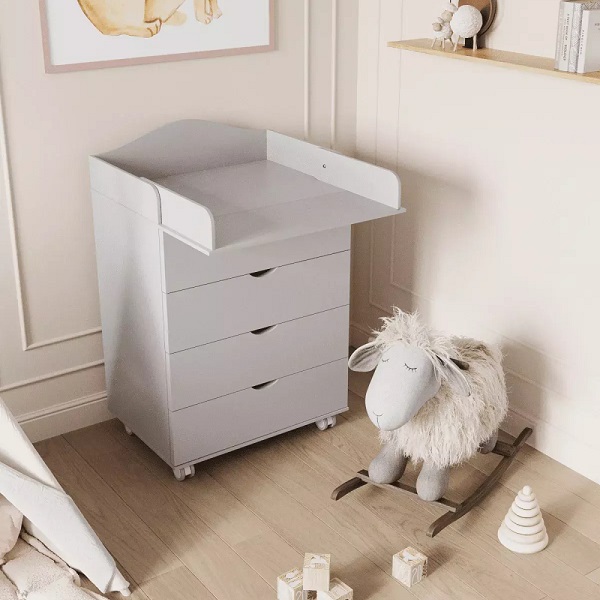 Комод пеленальный Incanto Victoria 800/4 - серый