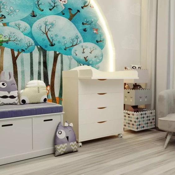 Комод пеленальный Incanto Victoria 800/4 - слоновая кость