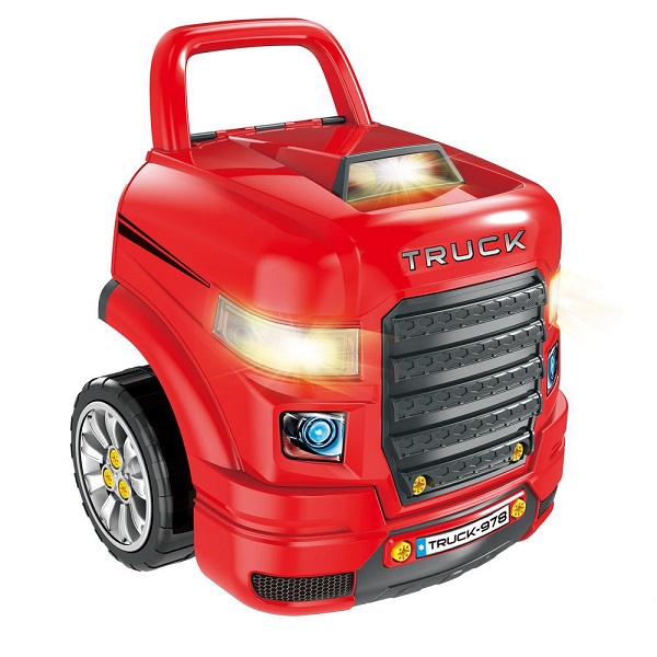 PITUSO Игровой набор Автомобилист Motor Master,40*39*47 см (61 эл.) - красный