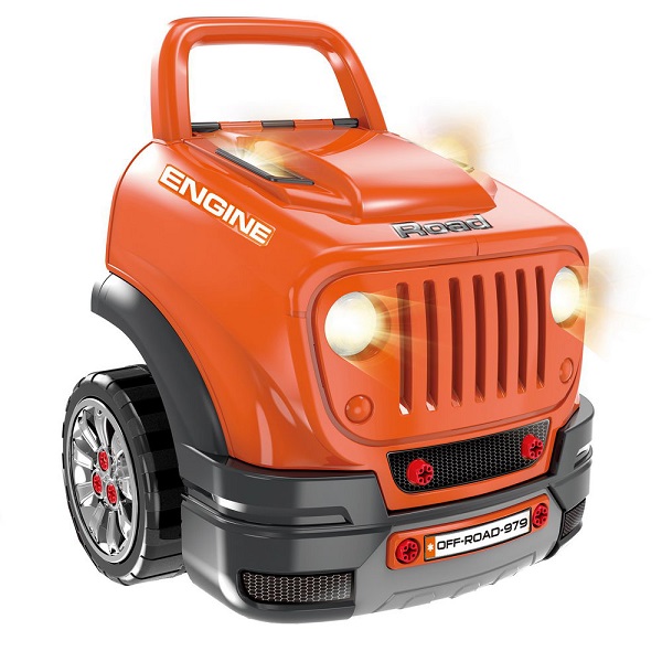 PITUSO Игровой набор Автомобилист Motor Master,40*39*47 см (61 эл.) - оранжевый