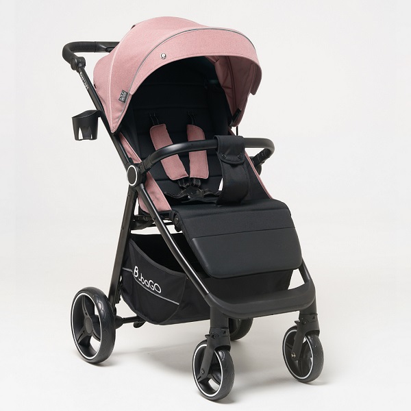 Прогулочная коляска BubaGo Bass Light - нежно-розовый