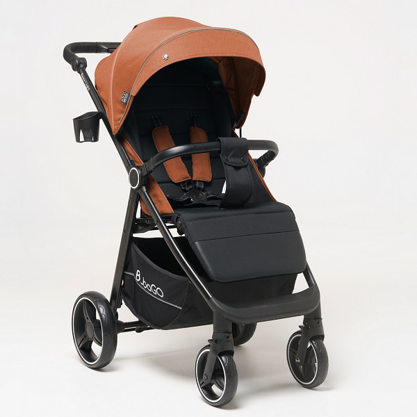 Прогулочная коляска BubaGo Bass Light - кирпичный