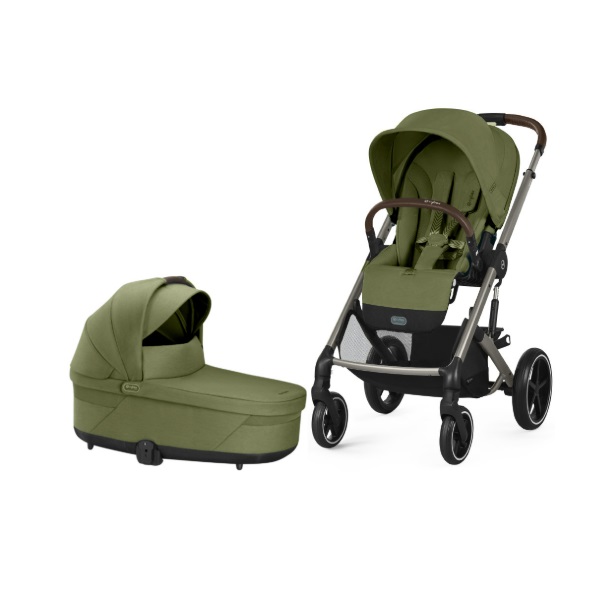 Детская коляска Cybex Balios S Lux 2 в 1 NEW 2025 - moss green