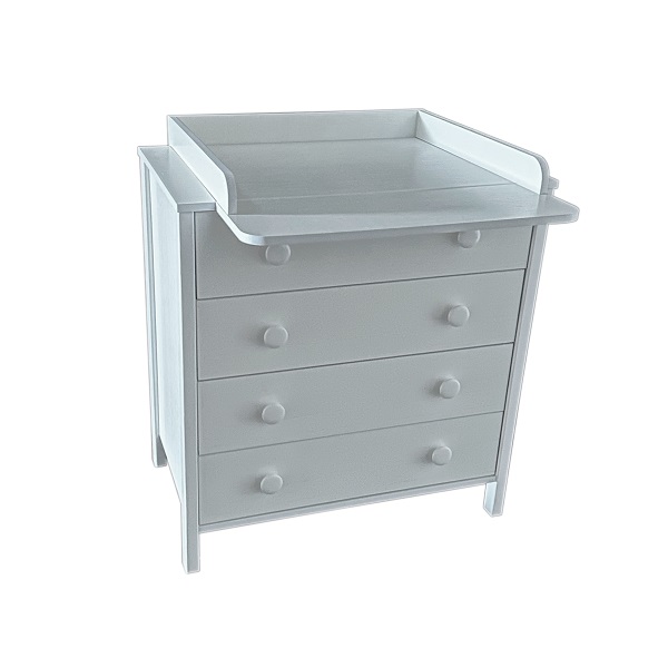 Комод пеленальный Ray Adele - белый-белый