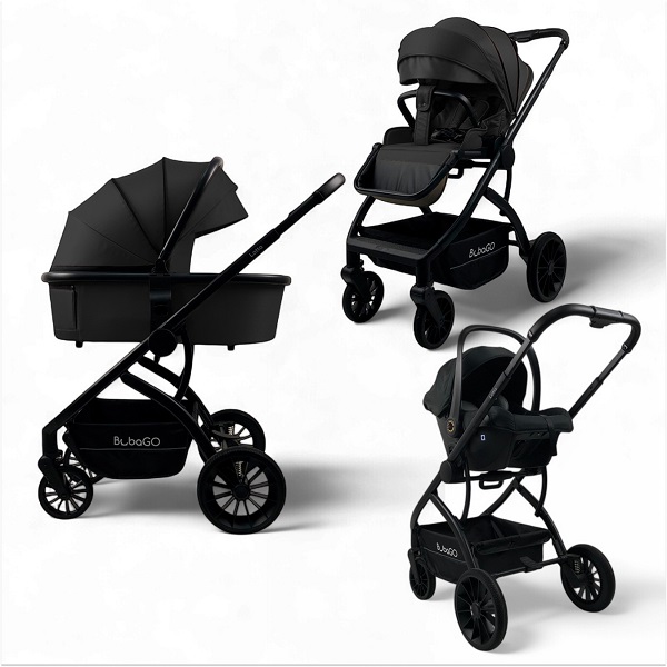 Детская коляска BubaGo Lotta 3 в 1 - черный