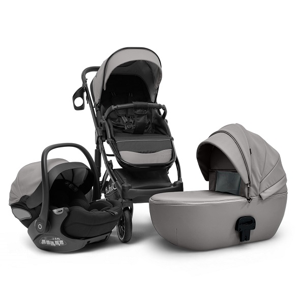 Детская коляска BubaGo Pellegrino 3 в 1 - серый