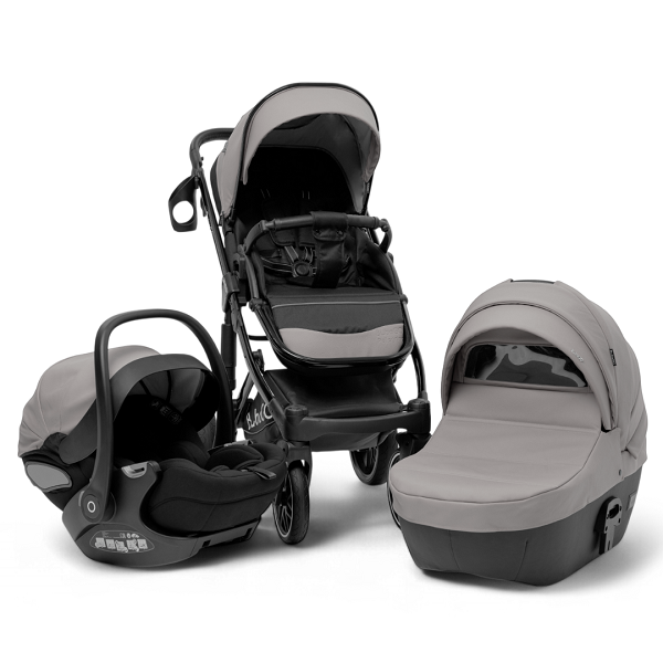 Детская коляска BubaGo Pellegrino 3 в 1 - серый
