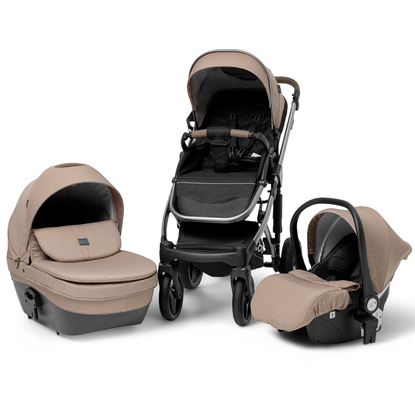 Детская коляска BubaGo Rosano 3 в 1 - коричневый