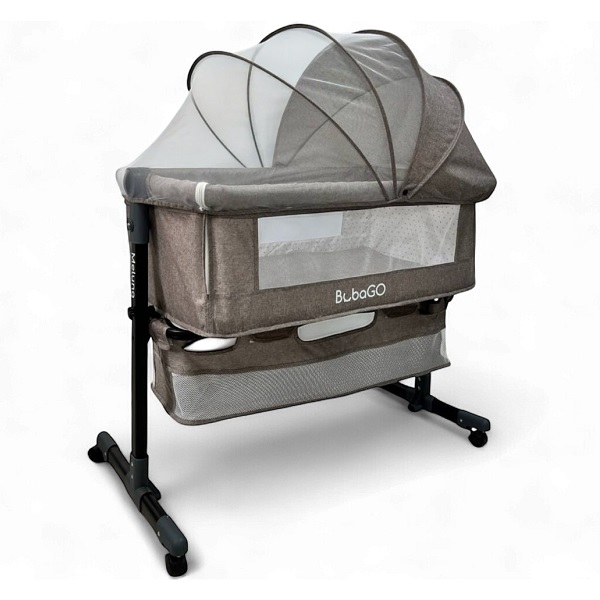 Приставная кроватка BubaGo Meluna 5 в 1 - бежевый