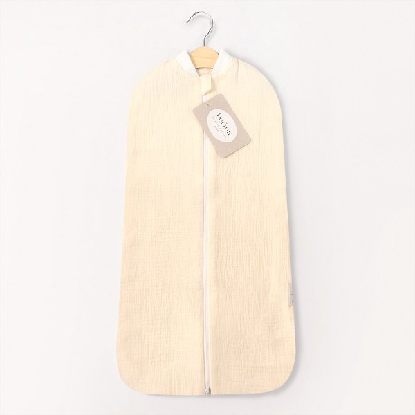 Пеленка-кокон для новорожденного муслин - молочный