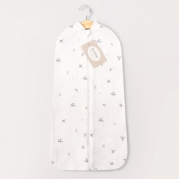 Пеленка-кокон для новорожденного муслин - птички