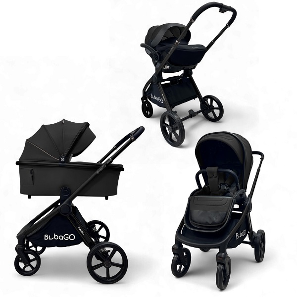 Детская коляска BubaGo Gaudi 3 в 1 - черный