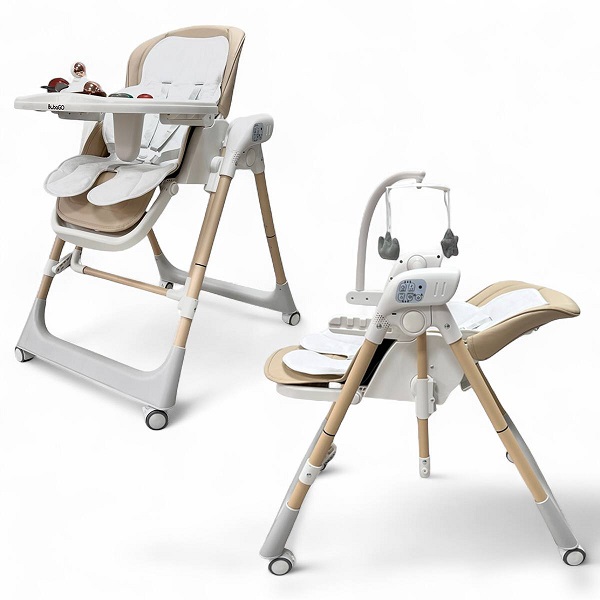 Стульчик электрокачели BubaGo Frida - бежевый