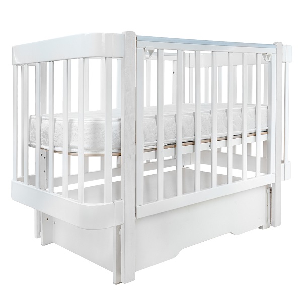 PITUSO Olivia Кровать детская + маятник/ящик/автостенка - белый