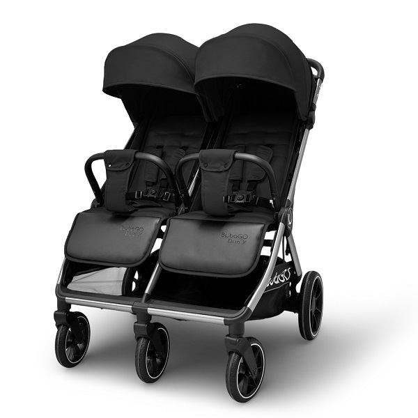 Коляска для двойни BubaGo Duo X - черный