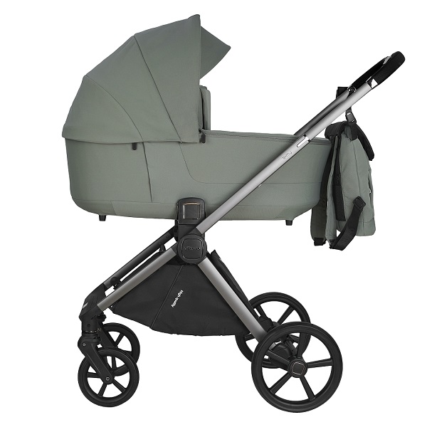 Детская коляска Pituso Teffy 2 в 1 - sage green/graphite
