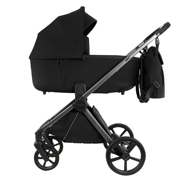 Детская коляска Pituso Teffy 2 в 1 - caviar black/graphite