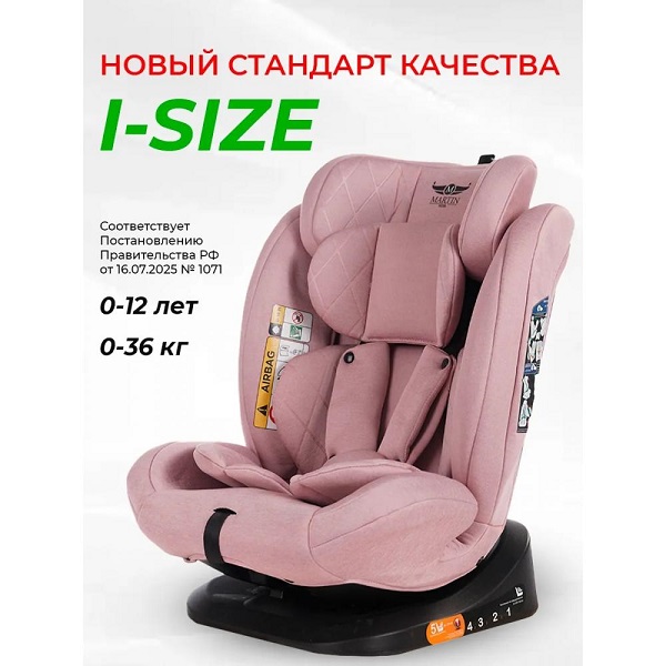 Детское автомобильное кресло Martin Noir Discovery I-Size - pink pegasus