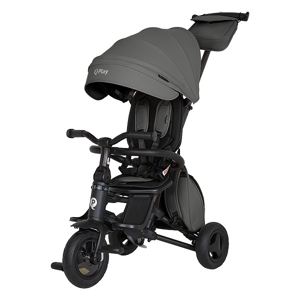Трехколесный велосипед QPlay Nova Plus CARBON - dark grey