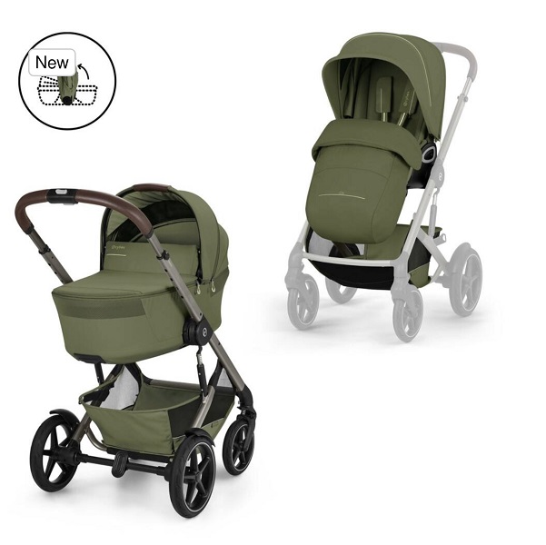 Детская коляска Cybex Talos 2026 2 в 1 - moss green