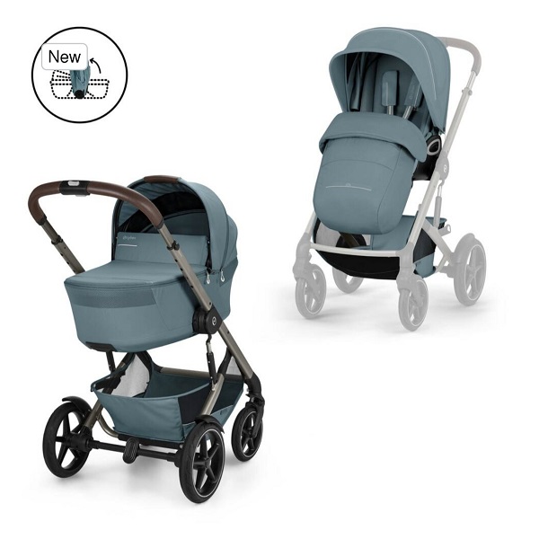 Детская коляска Cybex Talos 2026 2 в 1 - stormy blue