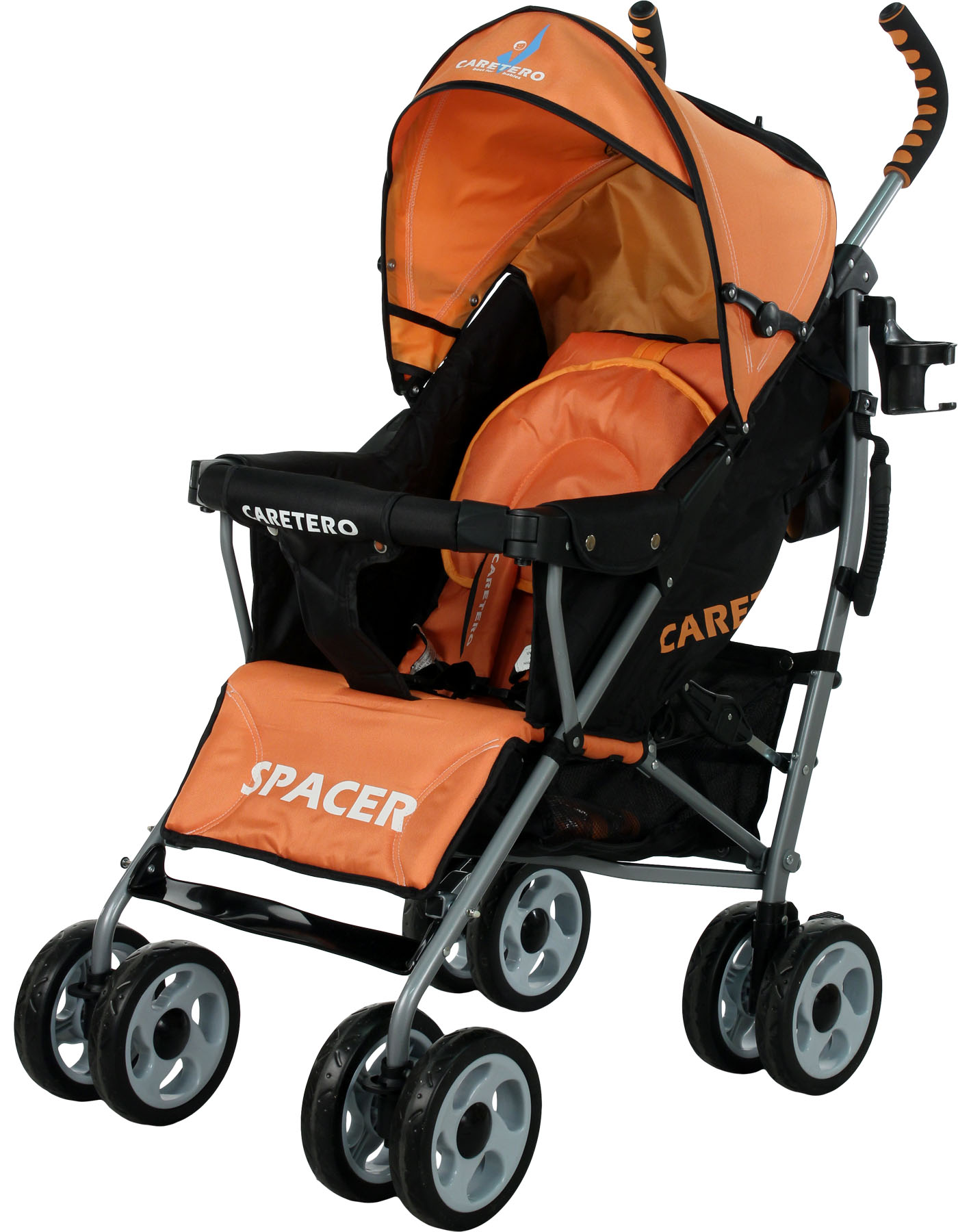 Коляска трость Caretero SPACER - оранжевый