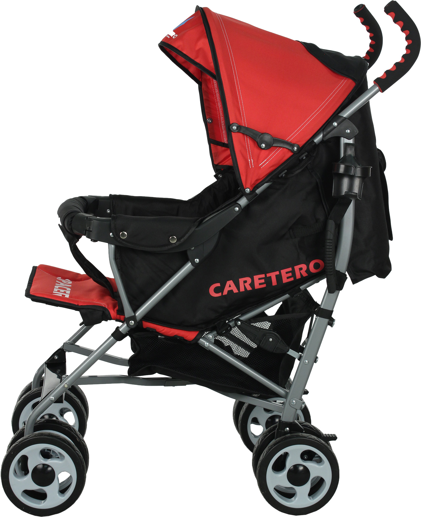 Коляска трость Caretero SPACER - красный