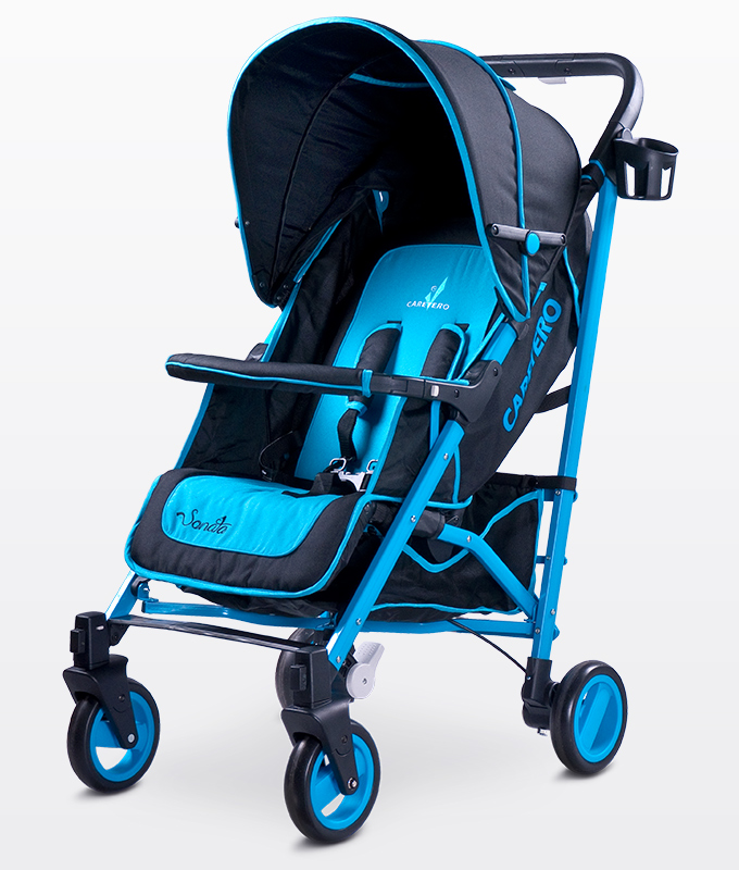 Прогулочная коляска Caretero Sonata - синяя
