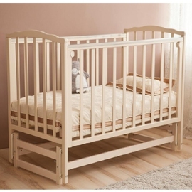 Кровать детская Красная Звезда Кристина слоновая кость - описание