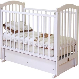 Детская кроватка Красная Звезда Ирина цвет белый - описание