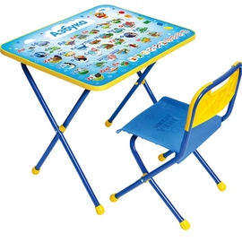 Детский столик и стульчик Ника КП Азбука - описание