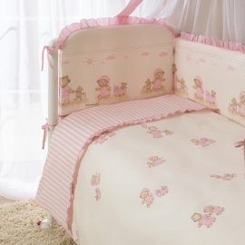 Комплект постельного белья  Тиффани Неженка розовая 6 пр. - описание