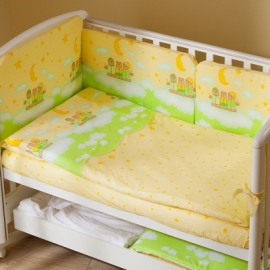 Комплект постельного белья Аманда Ночка салатовая 6 пр. - описание