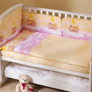 Комплект постельного белья Аманда Ночка розовая 6 пр