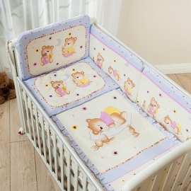 Комплект постельного белья Ника лиловый 6 пр. - описание