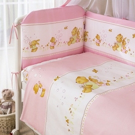 Детское постельное белье Фея лето розовое 4 пр. - описание